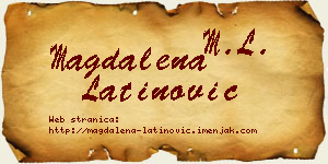 Magdalena Latinović vizit kartica